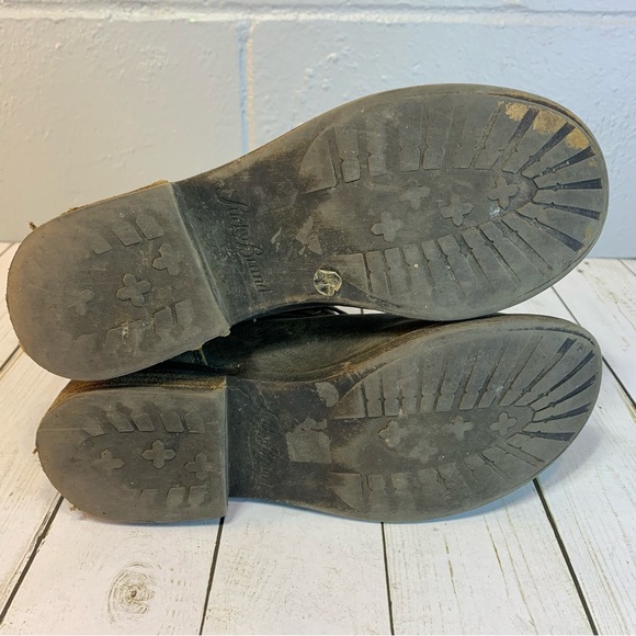 Lucky Brand Quilted Nordic Leather Engineer Bootie Women's Size 7.5 - Picture 6 of 6